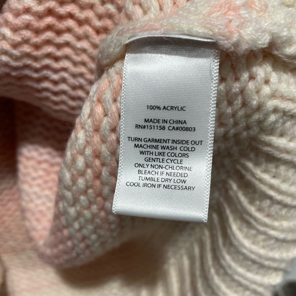 525 America Ombre Cardigan I’m Taffy Multi Pastel Size Small - Picture 5 of 8